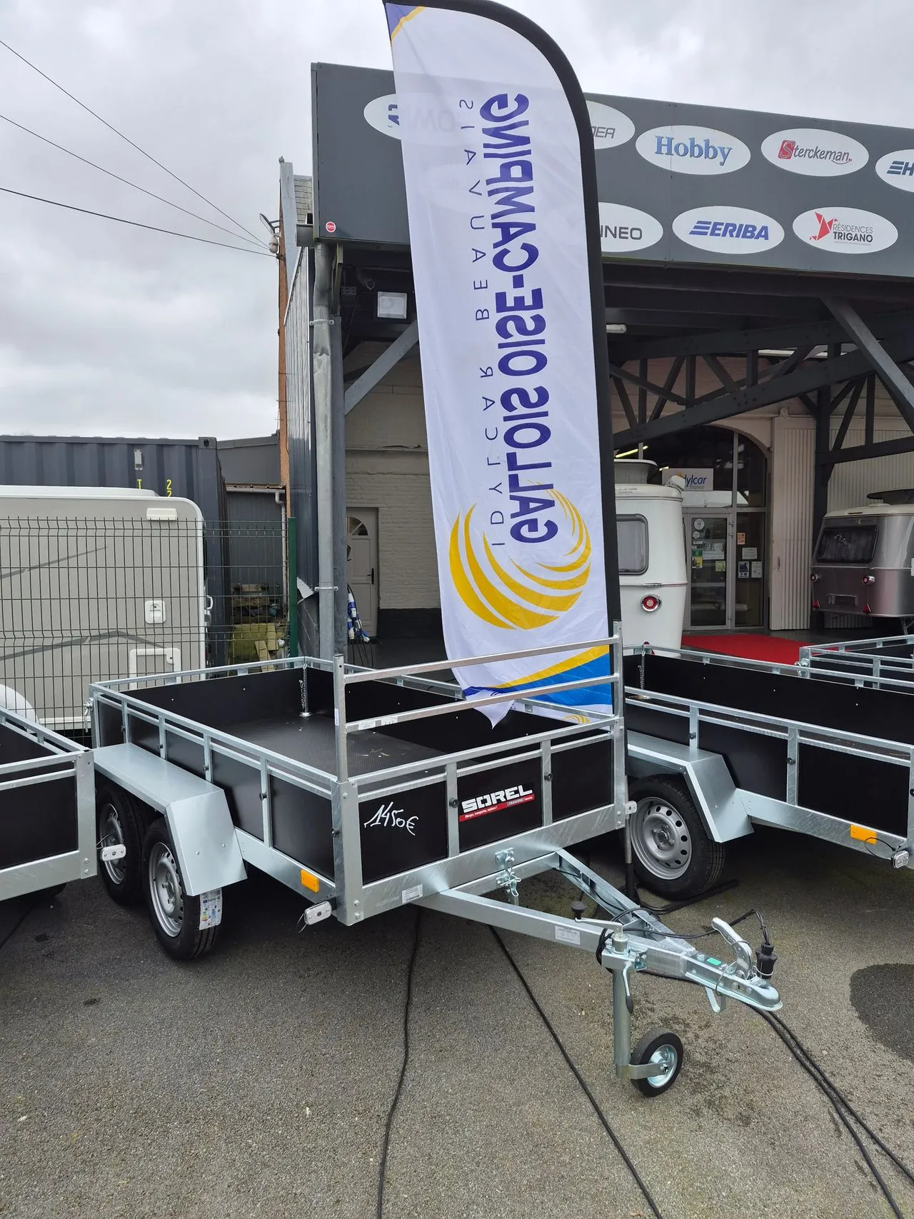 Remorque - Sorel - ECO BOIS 95002SB 500KG + PORTE ECHELLE - 2026