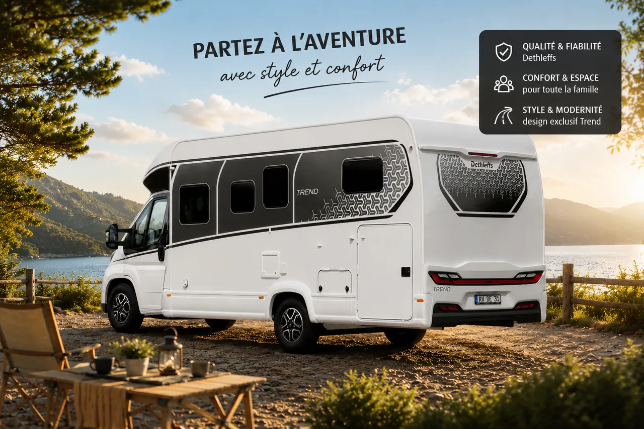 Camping-car - Dethleffs - Dethleffs Trend Active plus T7057DBL - 2027