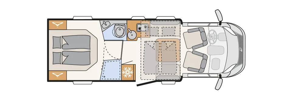 Camping-car - Dethleffs - Trend Active+ T7057 DBL - 2027