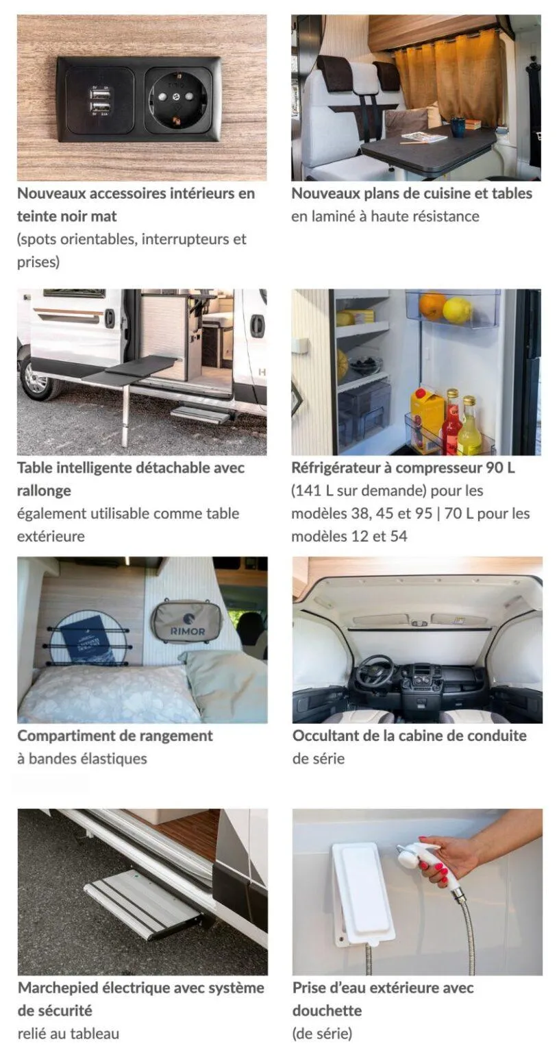 Fourgon aménagé - Rimor - HORUS 38 GRD FRIGO/CHAUF GASOIL MEGA PROMO.