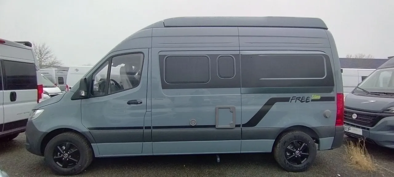 Fourgon aménagé - Hymer Camper Vans - FREE 600S CAMPUS GREY - 2025