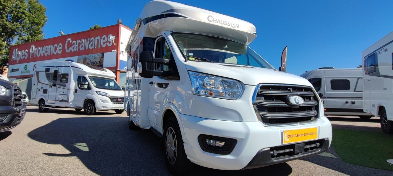 Camping-car CHAUSSON 514 VIP "Compact avec soute garage"