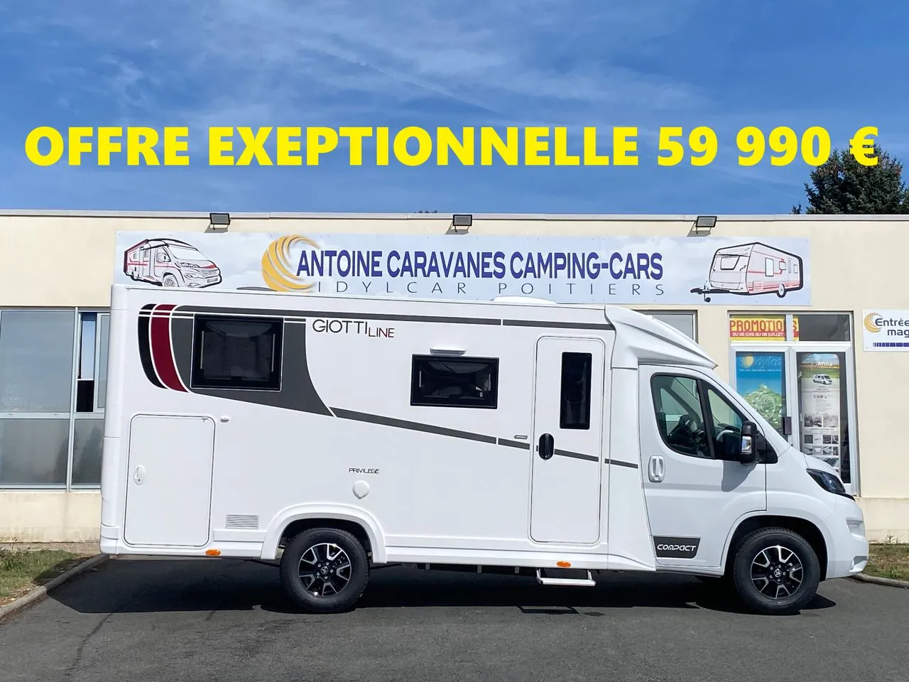 Camping-car - Giottiline - GIOTTIVAN Compact C66 - 2023
