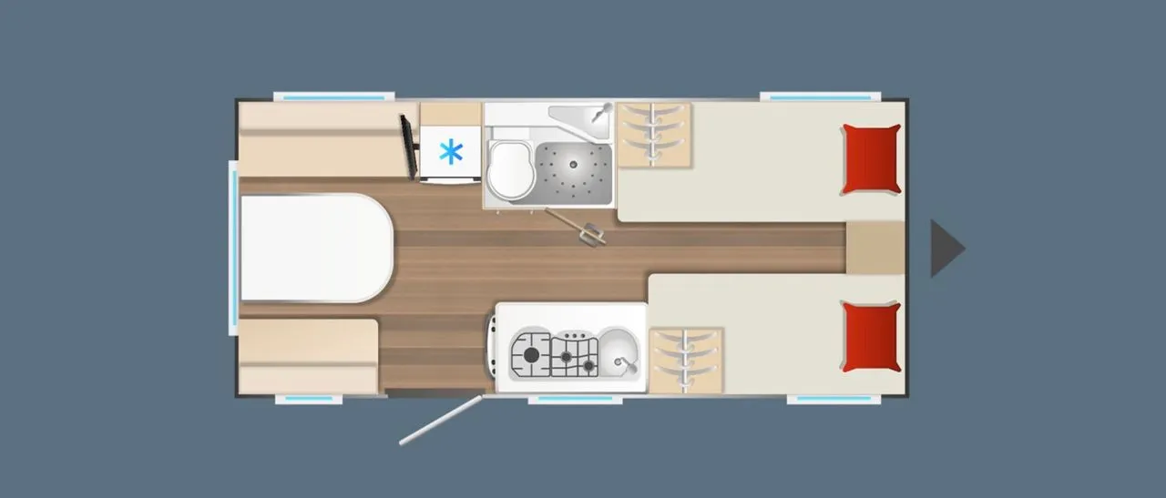 Caravane - Burstner - B66 490 TL - 2026