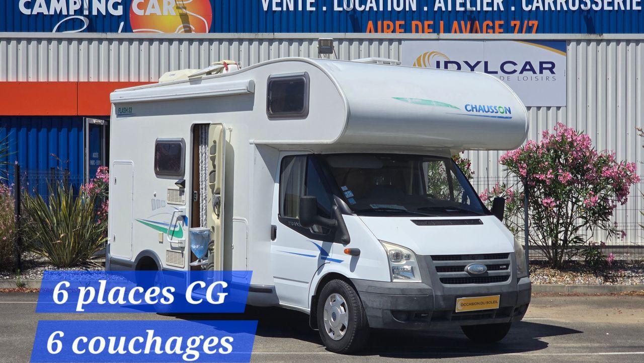 Camping-car CHAUSSON FLASH 6 places CG