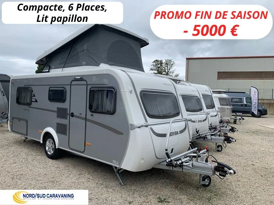 Caravane - Eriba - 442 FEELING Lit toit relevable - PROMO - 2024