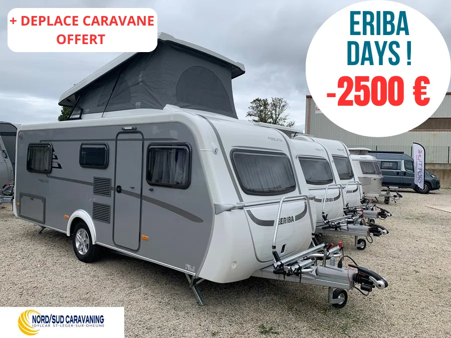 Caravane - Eriba - 442 FEELING Lit toit relevable - 2024