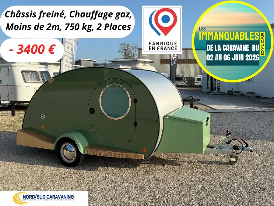 Caravane - Passion Concept - MISS DROP ORIGINALE VERTE - DESTOCKAGE - 2025