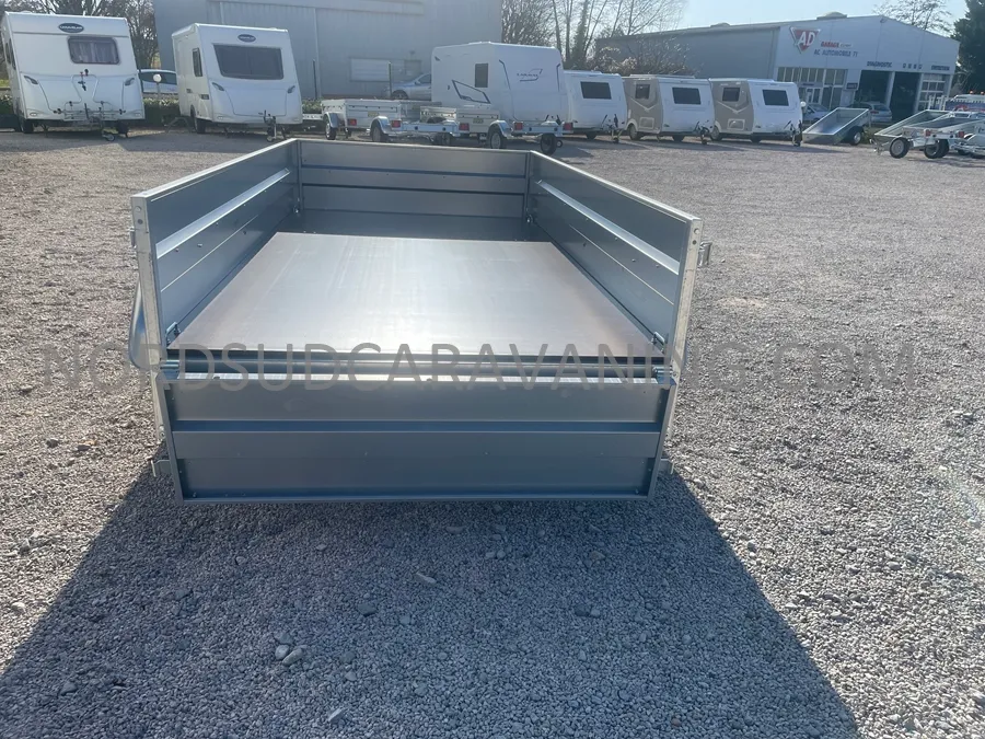 Remorque - Franc - REMORQUE 2.50M FOND BOIS DOUBLE ESSIEU - 2025
