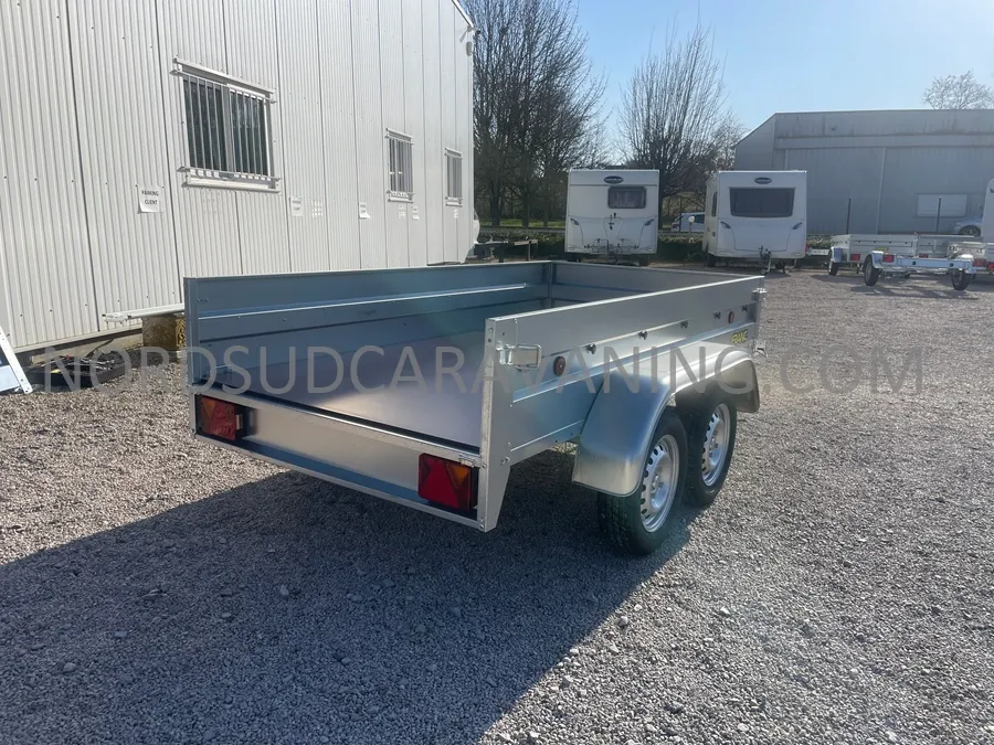 Remorque - Franc - REMORQUE 2.50M FOND BOIS DOUBLE ESSIEU - 2025