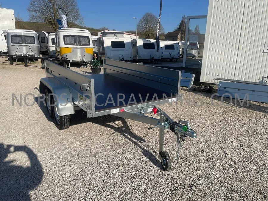 Remorque - Franc - REMORQUE 2.50M FOND BOIS DOUBLE ESSIEU - 2025