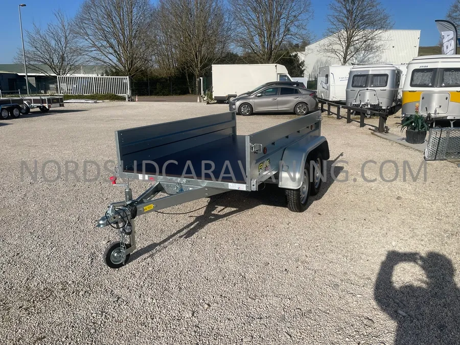 Remorque - Franc - REMORQUE 2.50M FOND BOIS DOUBLE ESSIEU - 2025
