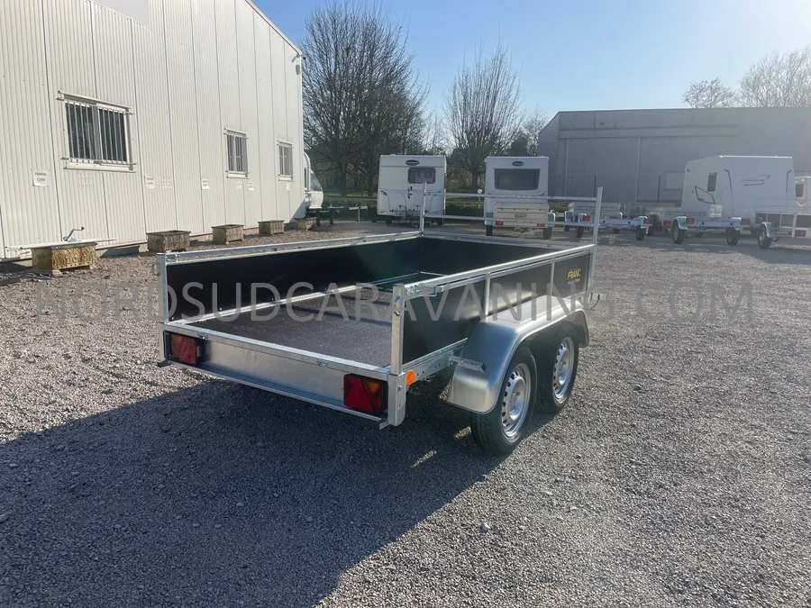 Remorque - Franc - REMORQUE 2.50M BOIS DOUBLE ESSIEU - 2025