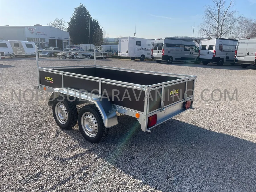 Remorque - Franc - REMORQUE 2.50M BOIS DOUBLE ESSIEU - 2025
