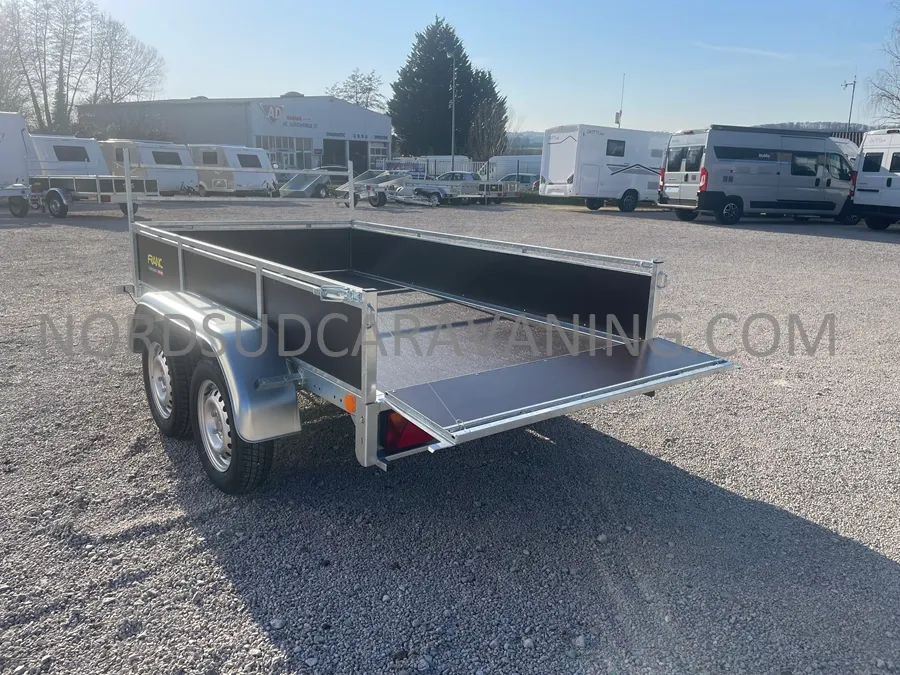 Remorque - Franc - REMORQUE 2.50M BOIS DOUBLE ESSIEU - 2025