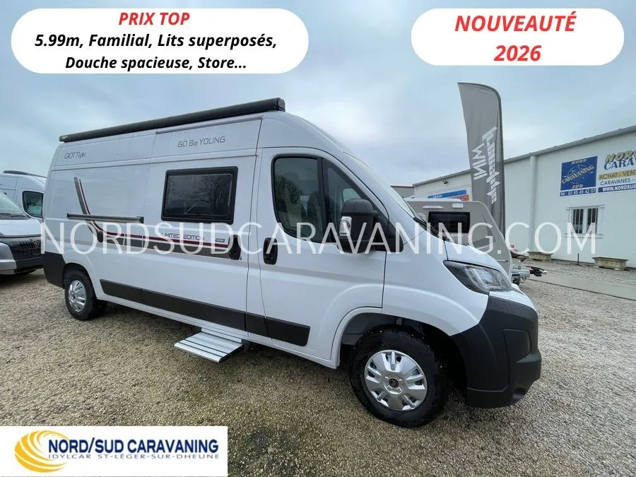 Fourgon aménagé - Giottiline - GIOTTIVAN 60 BE YOUNG - 2026