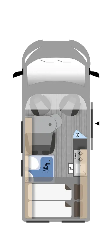 Fourgon aménagé - Clever - TOUR 540 - 2026