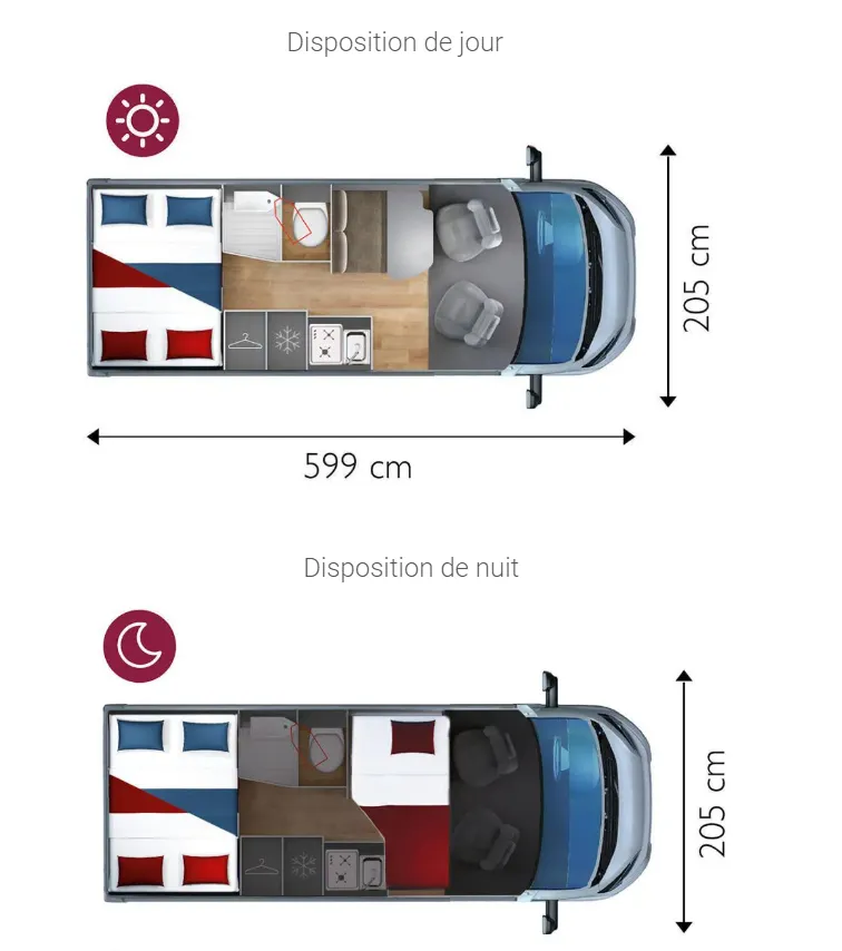 Fourgon aménagé - Giottiline - Giottivan 60B - 2026