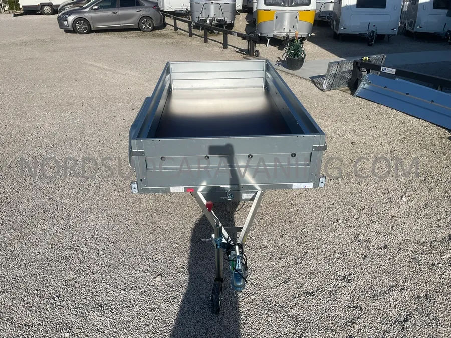REMORQUE 2.50M FOND BOIS DOUBLE ESSIEU 