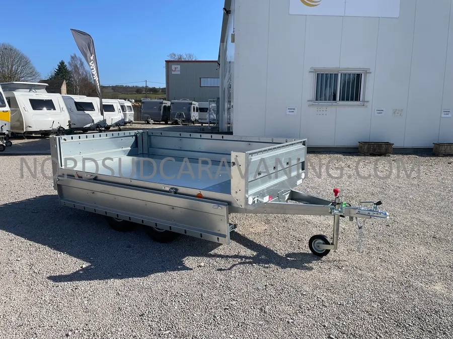 Remorque - Franc - REMORQUE 2.50M FOND TOLE DOUBLE ESSIEU - 2025