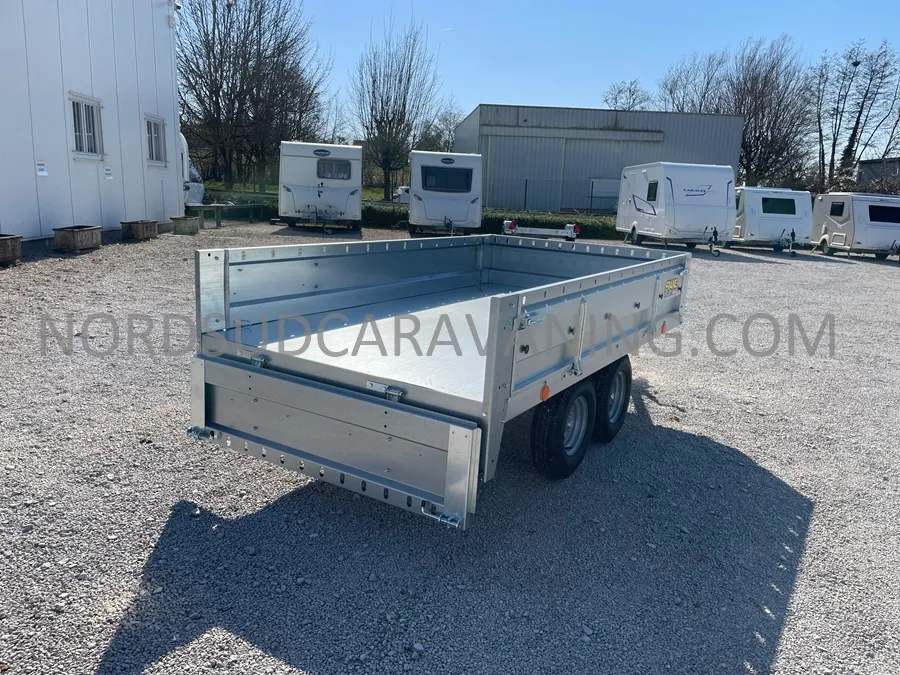 Remorque - Franc - REMORQUE 2.50M FOND TOLE DOUBLE ESSIEU - 2025