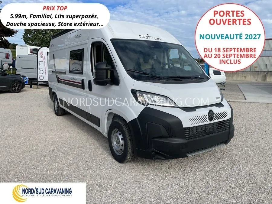 Fourgon aménagé - Giottiline - GIOTTIVAN 60 BE YOUNG - 2027