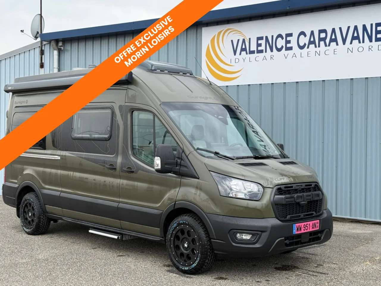 Fourgon aménagé - Sunlight - CLIFF 590 4X4 GREEN TREK - 2026